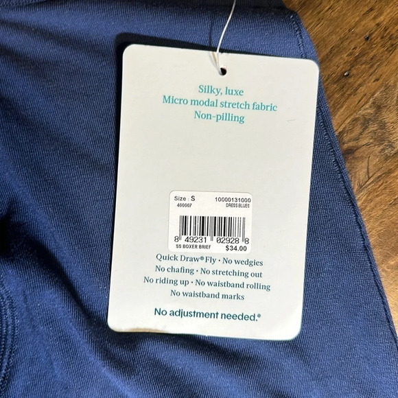 NWT TOMMY JOHN SECOND SKIN SS MEN UNDERWEAR BOXER BRIEF SIZE SM - Picture 3 of 5